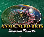 Announced Bets European Roulette